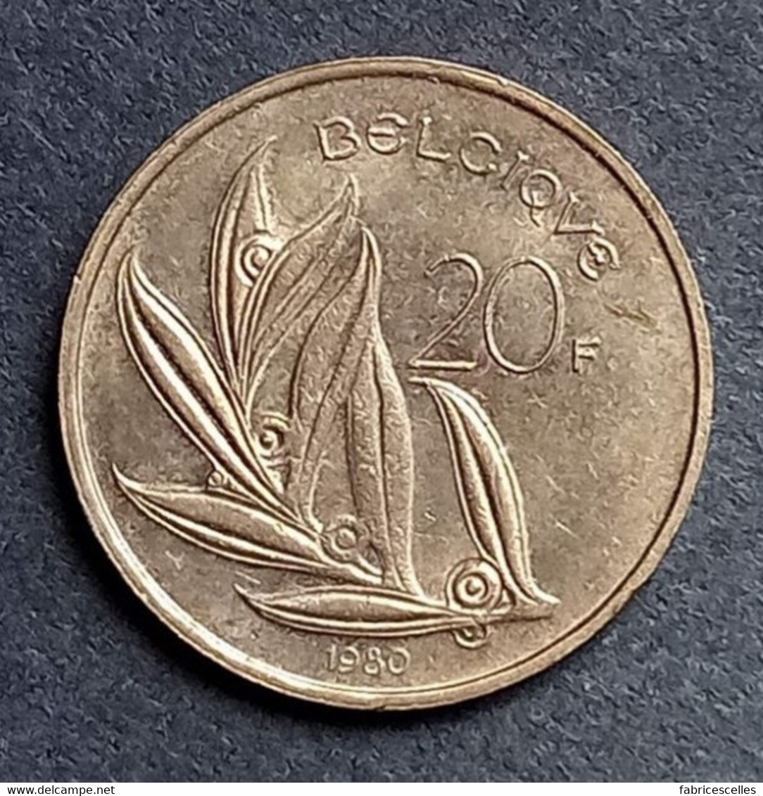 Belgique - 20 Francs 1980 "Belgique" - 20 Frank