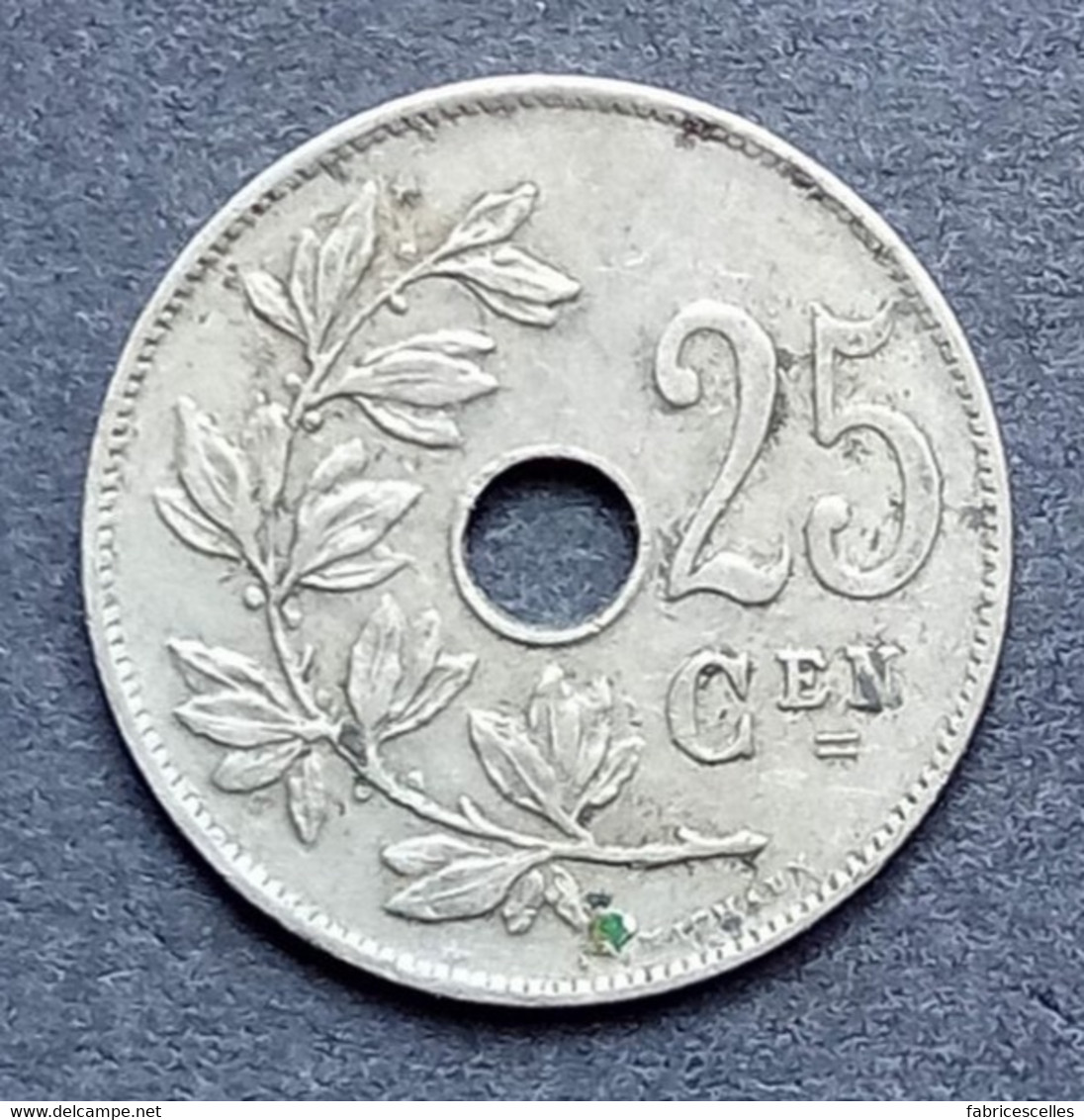 Belgique - 25 Centimes 1928 "Koninkrijk België" - 25 Cents