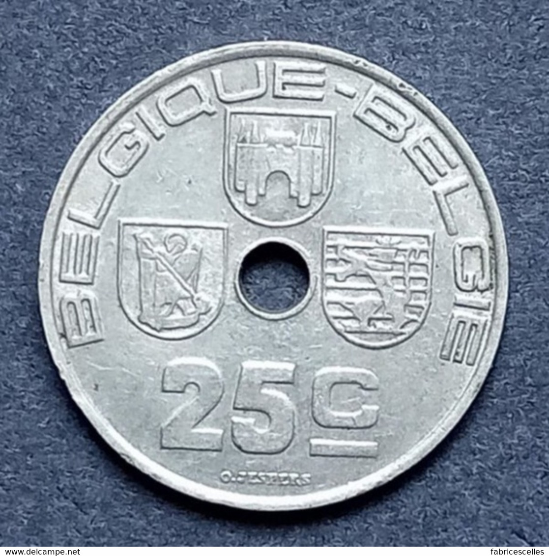 Belgique - 25 Centimes 1939 "Belgique-België" - 25 Cents