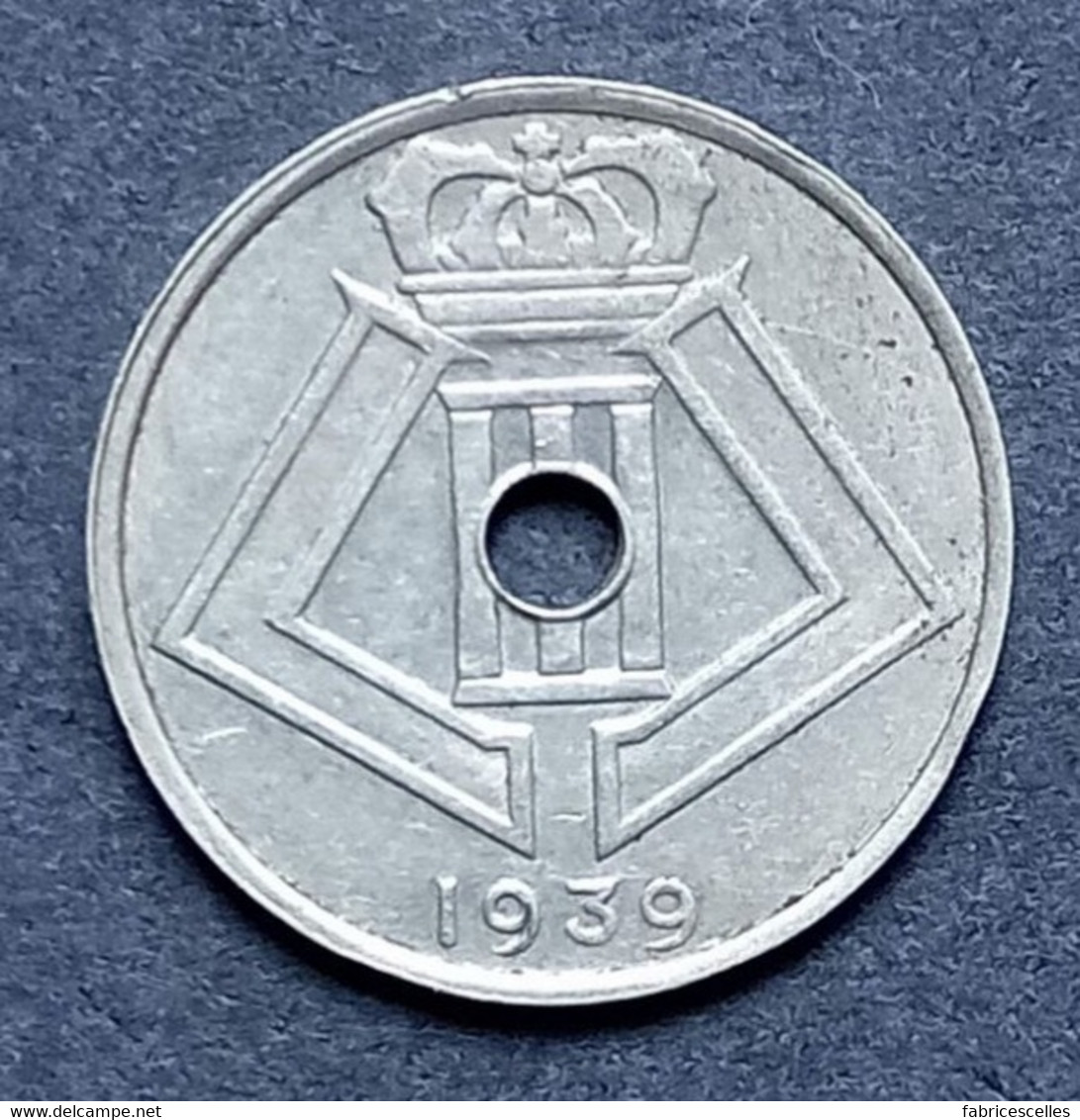 Belgique - 25 Centimes 1939 "Belgique-België" - 25 Cents