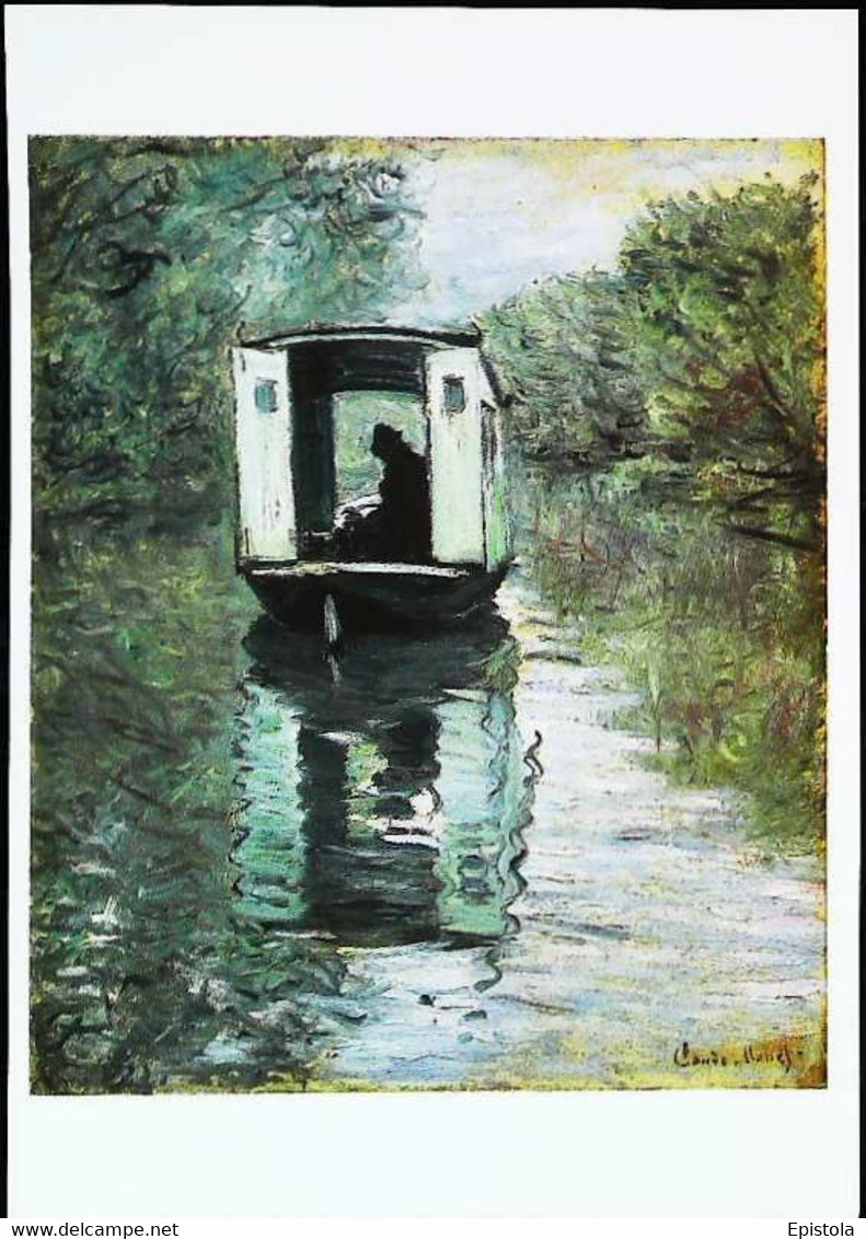 ► CPSM  Claude Monet Le Bateau Atelier Expo De Cezanne à Matisse - Peintures & Tableaux