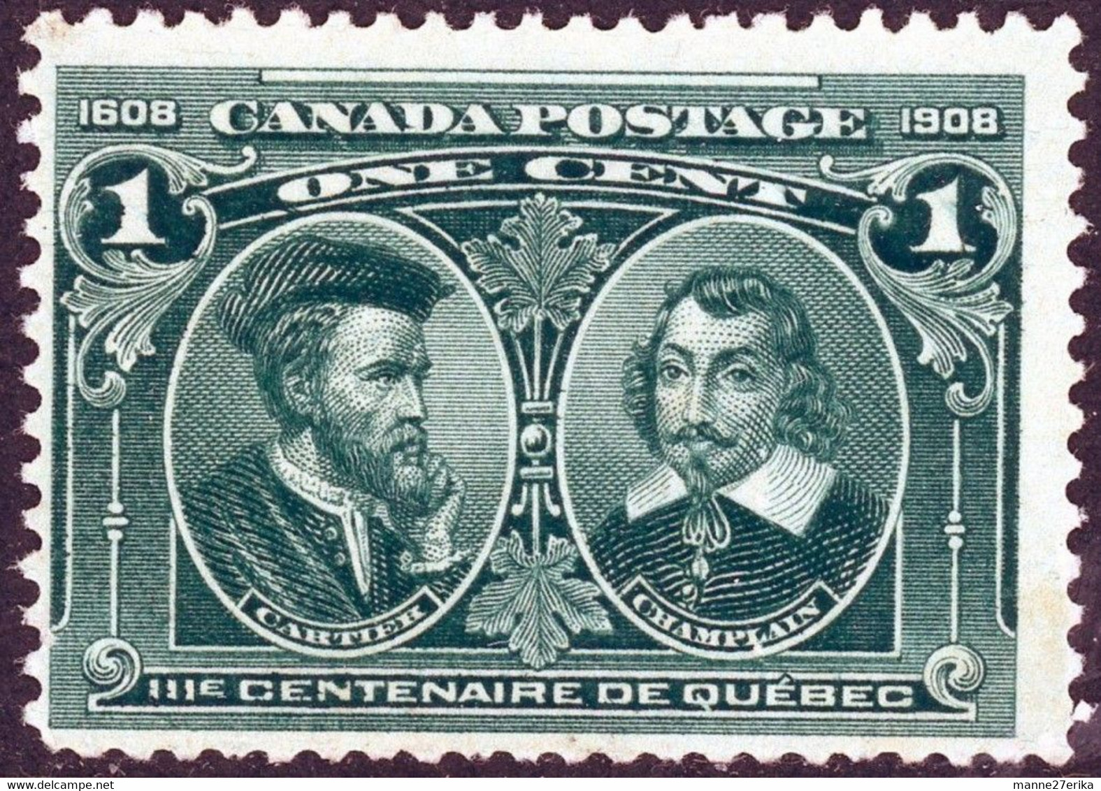 Canada MH 1908 - Neufs