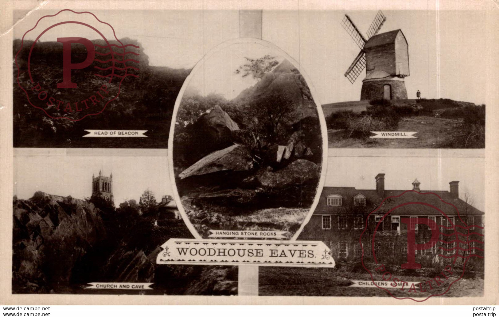 RPPC WOODHOUSE EAVES WINDMILL WINDMOLEN - Leicester