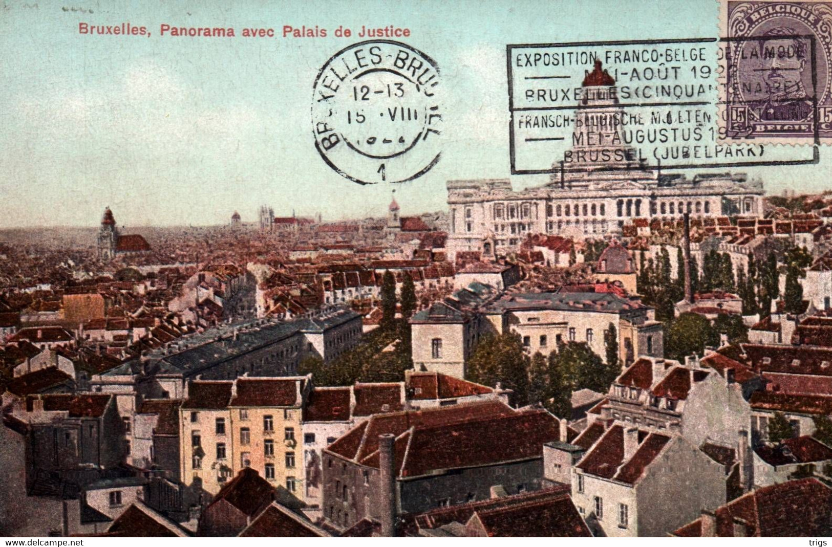Bruxelles - Panorama Avec Palais De Justice - Panoramische Zichten, Meerdere Zichten