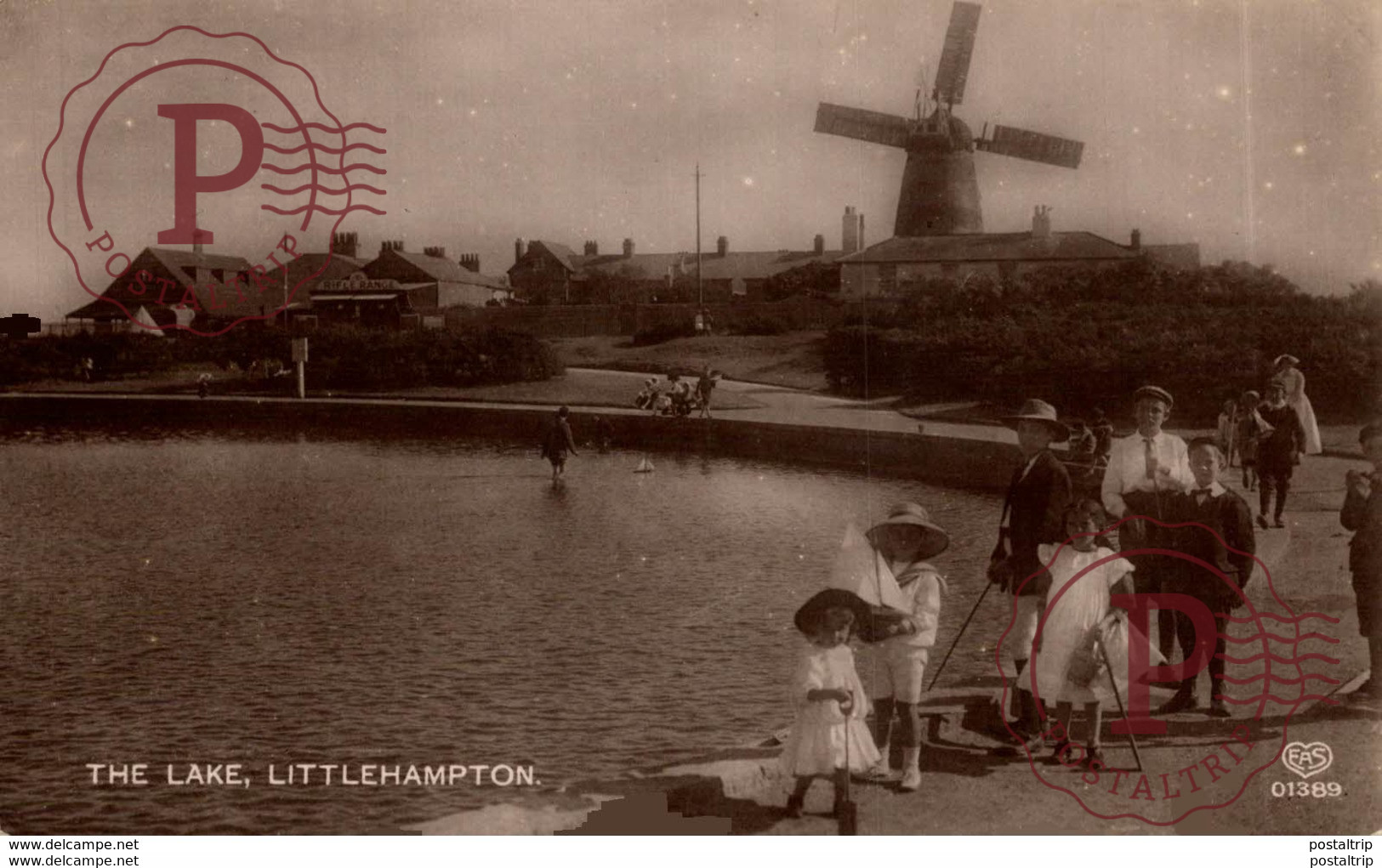 The Lake, Littlehampton. Real Photo. Reino Unido // U.K. - Arundel