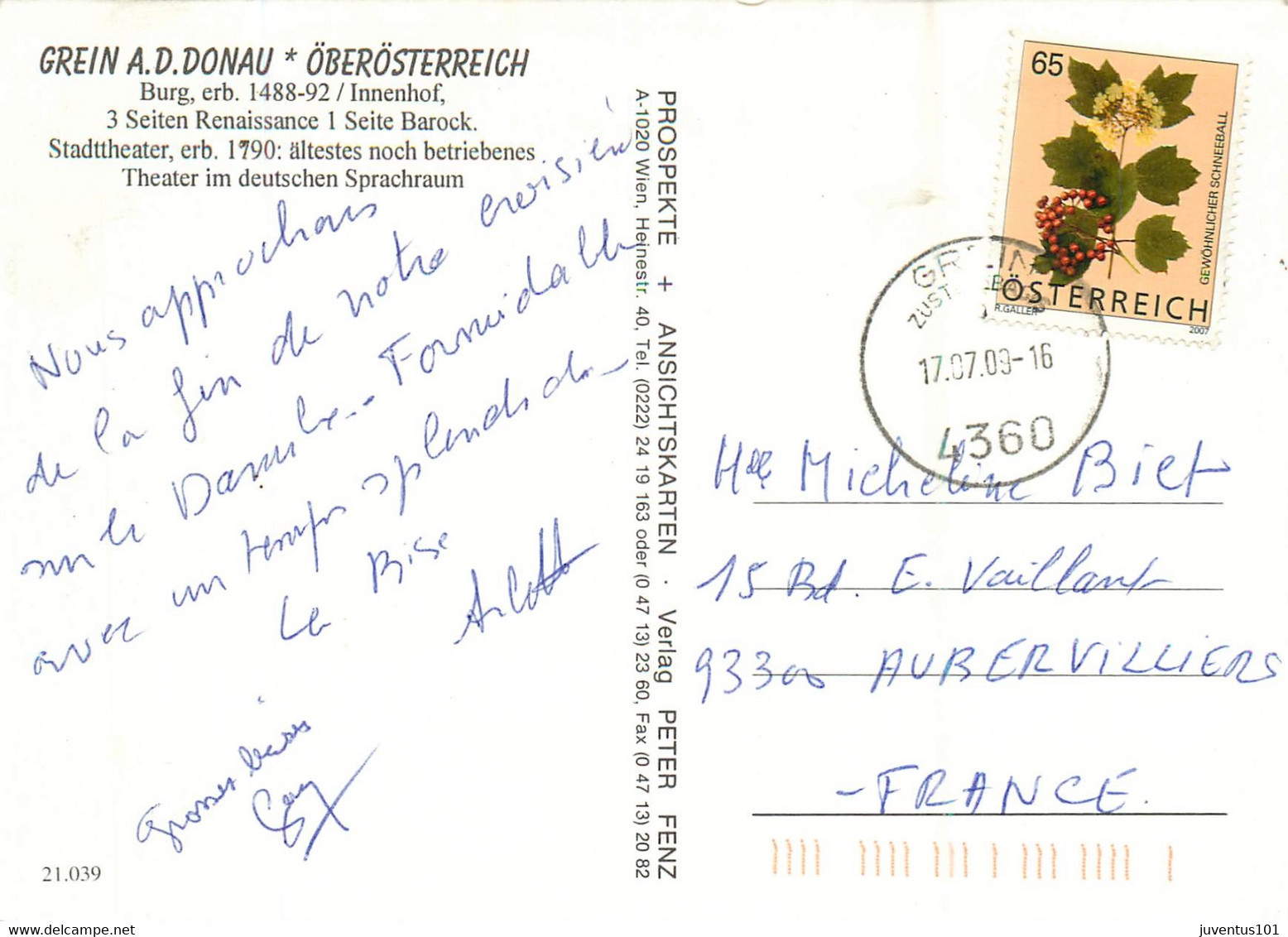 CPSM Grein An Der Donau-Multivues-Beau Timbre     L1647 - Grein