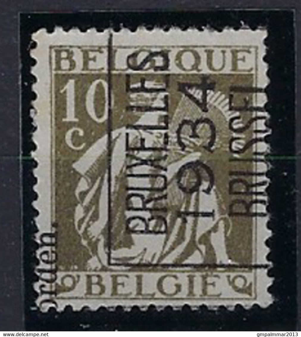 Voorafgestempeld Nr. TYPO 284E Positie A " KANTDRUK "  BRUXELLES 1934 BRUSSEL ;  Staat Zie Scan ! - Sobreimpresos 1932-36 (Ceres Y Mercurio)