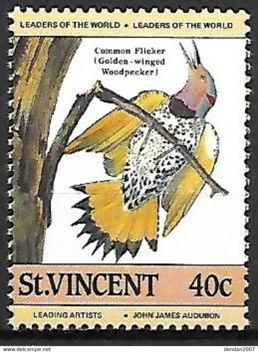 St Vincent : MNH ** : Northern Flicker -   Colaptes Auratus - Pics & Grimpeurs