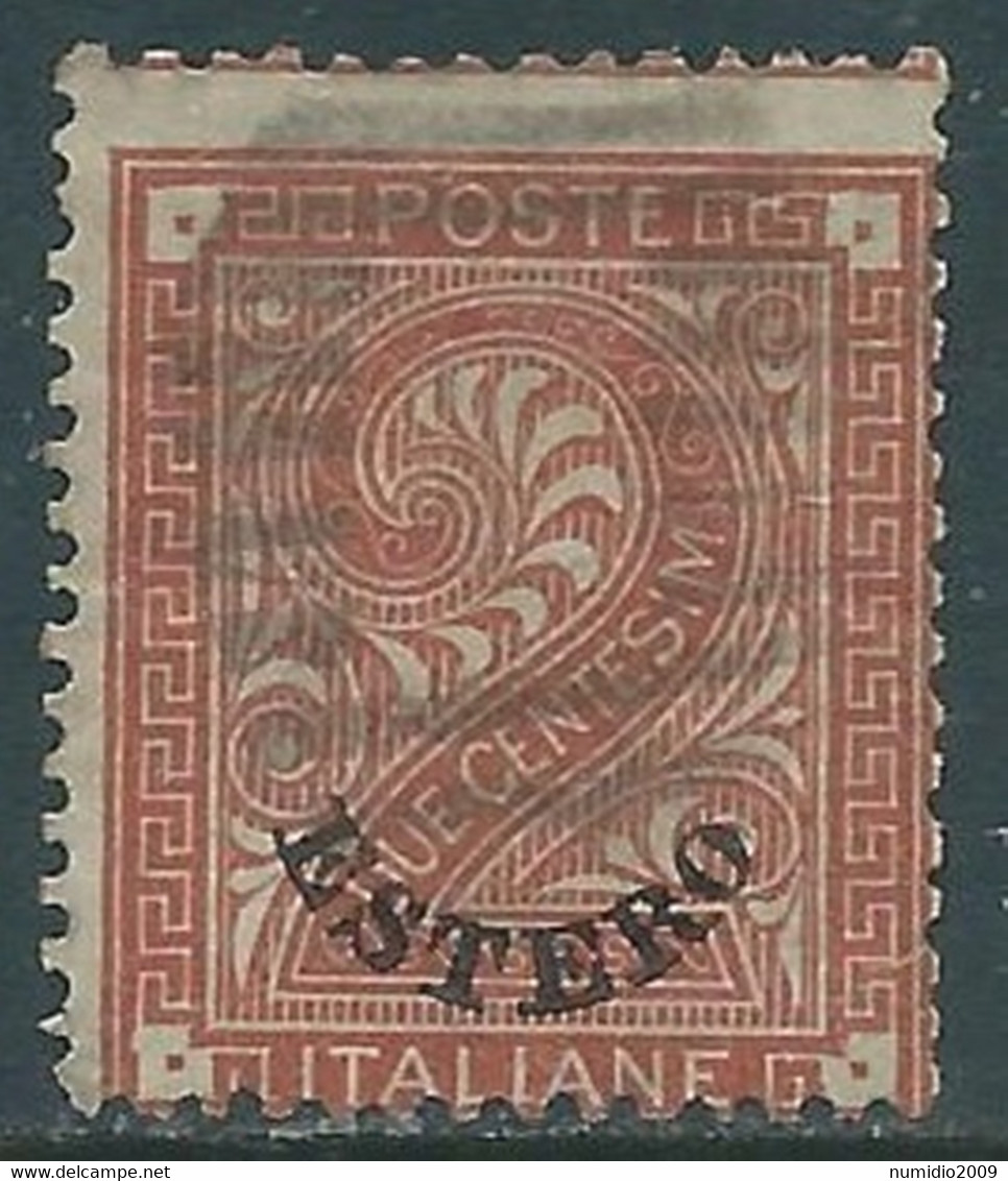 1874 LEVANTE EMISSIONI GENERALI USATO CIFRA 2 CENT - RF16-3 - Algemene Uitgaven