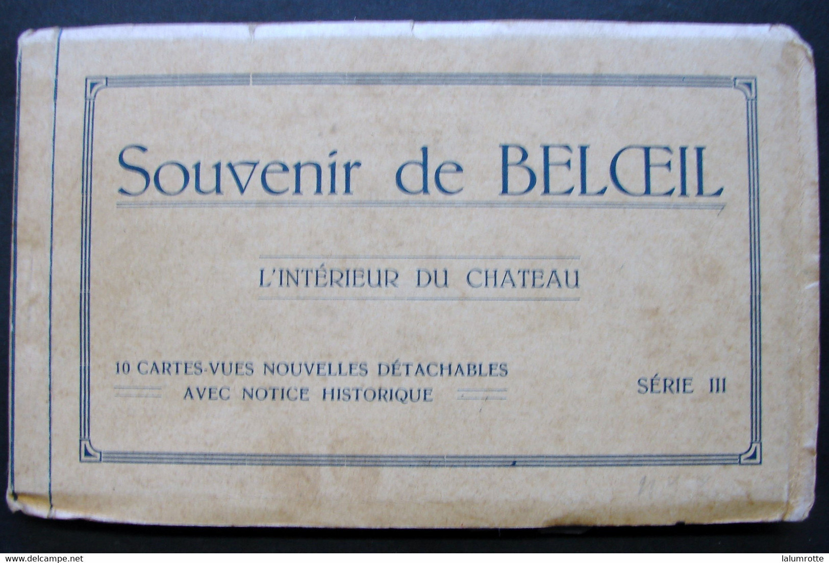 CP. 5059. Carnet De Souvenir De 10 CP De Beloeil, Intérieur Du Château - Beloeil