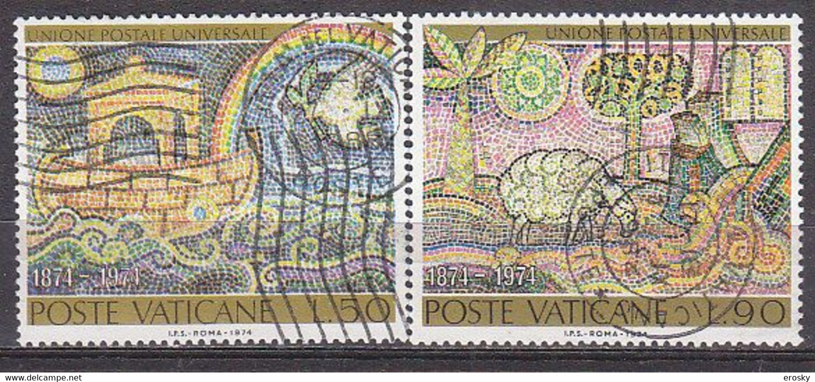 Z1820 - VATICANO SASSONE N°551/52 - VATICAN Yv N°569/70 - Used Stamps