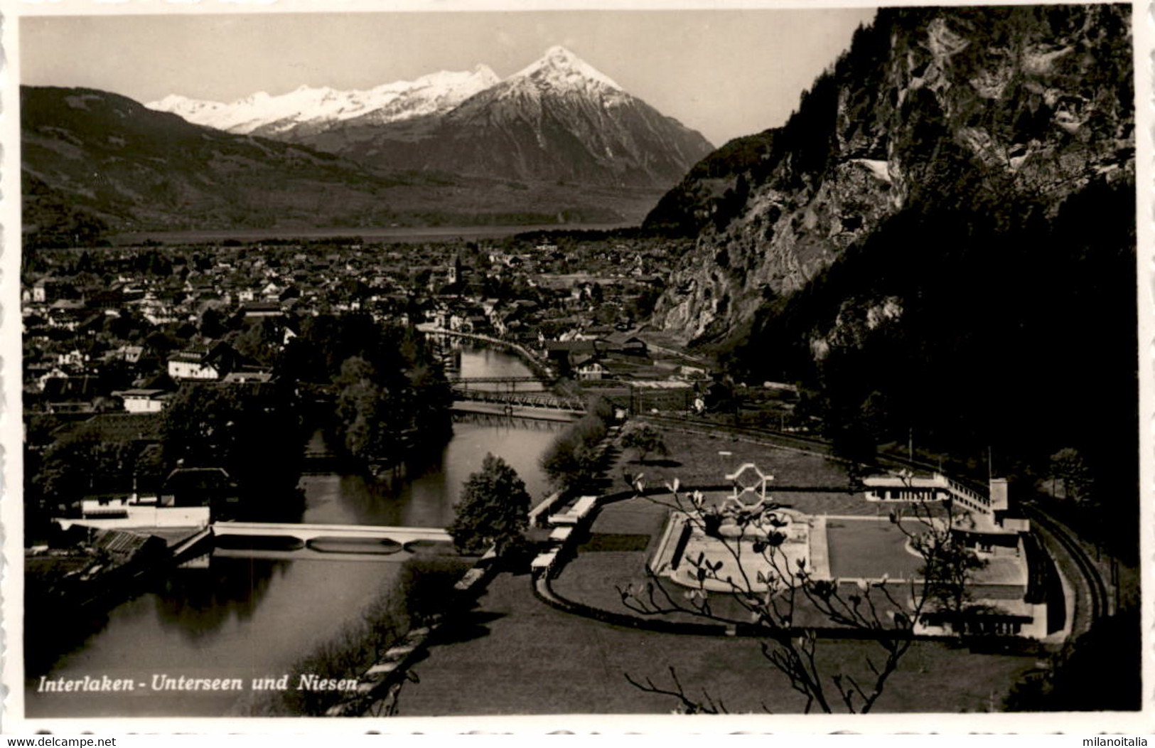 Interlaken - Unterseen Und Niesen (8973) - Unterseen