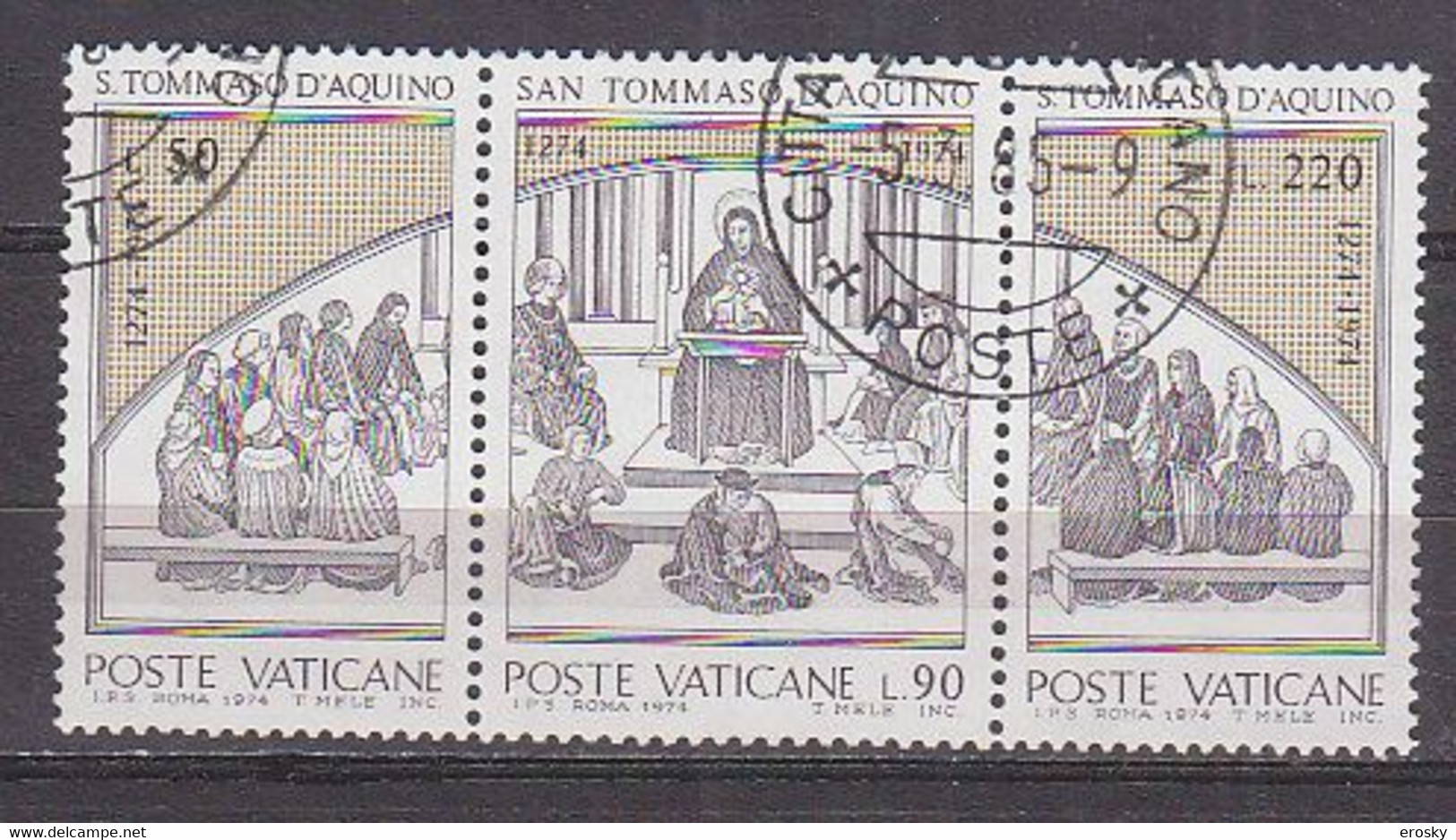 Z1827 - VATICANO SASSONE N°558/60 - VATICAN Yv N°576/78 - Usati