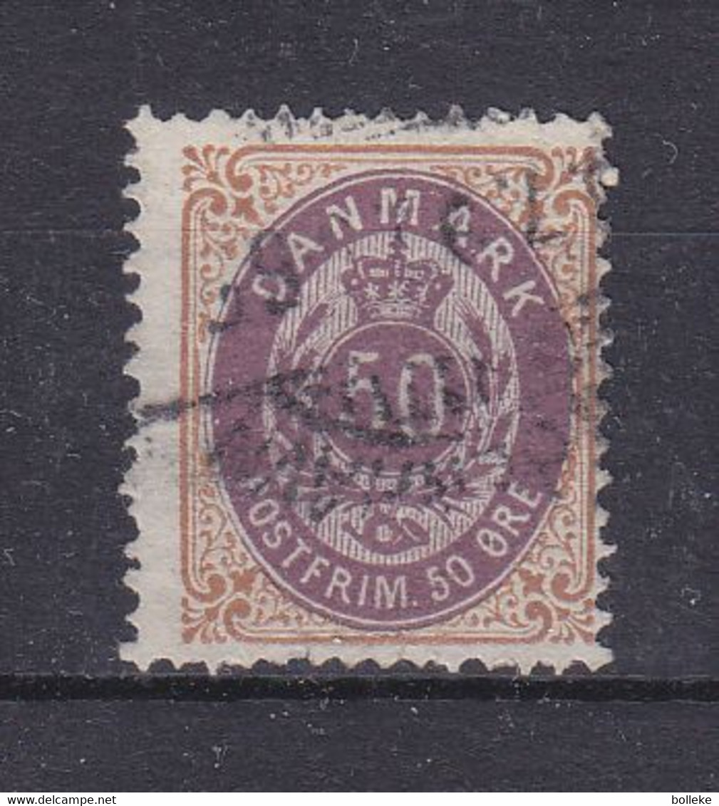 Danemark - Yvert 28 A ( B ) Oblitéré - Dent 14 X 13,5 - Valeur 270 Euros - Unused Stamps