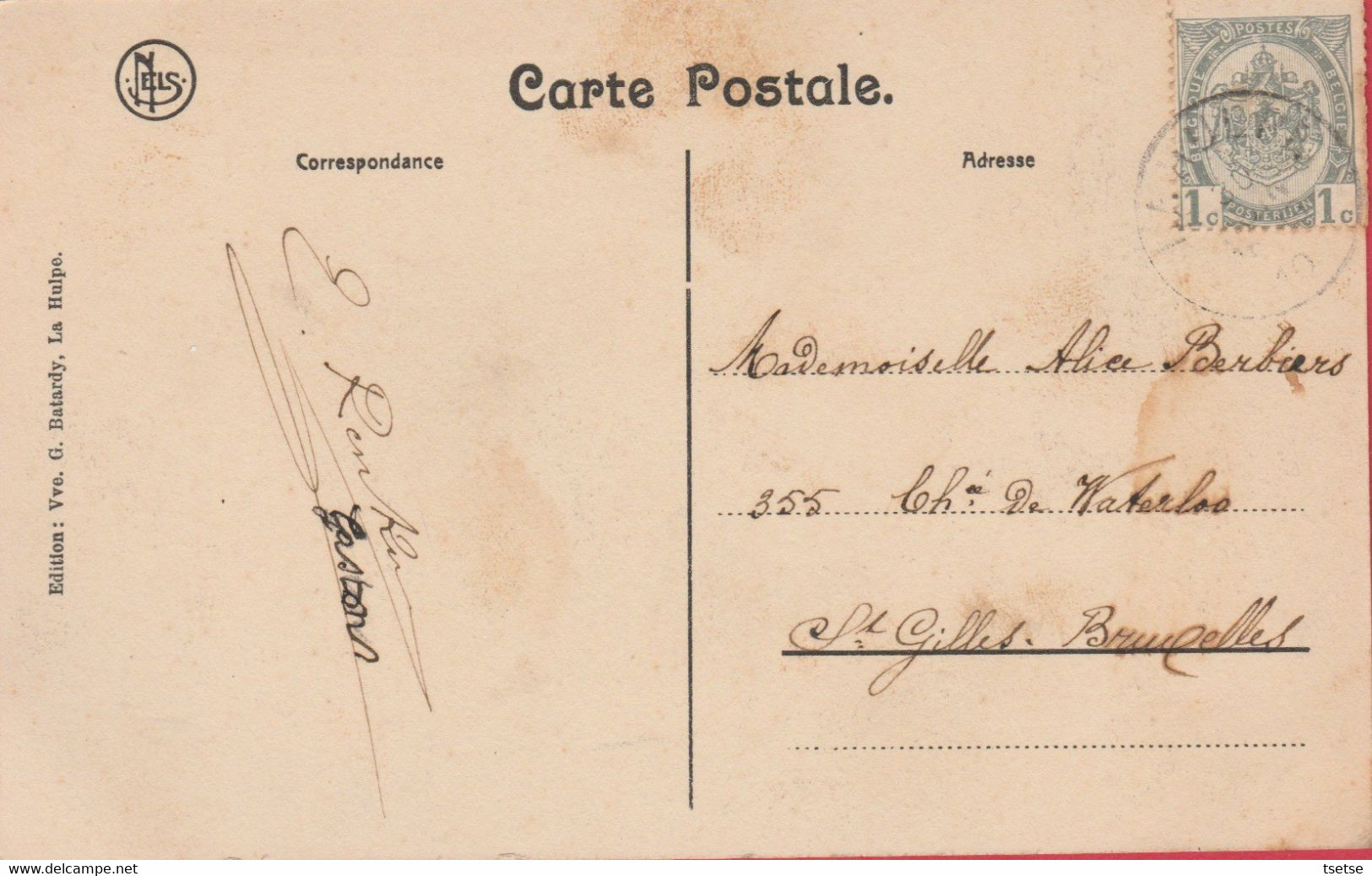 La Hulpe / Argenteuil - L'Eglise Et Le Couvent  - 1910 / Editeur : Vve G. Batardy ( Voir Verso ) - La Hulpe