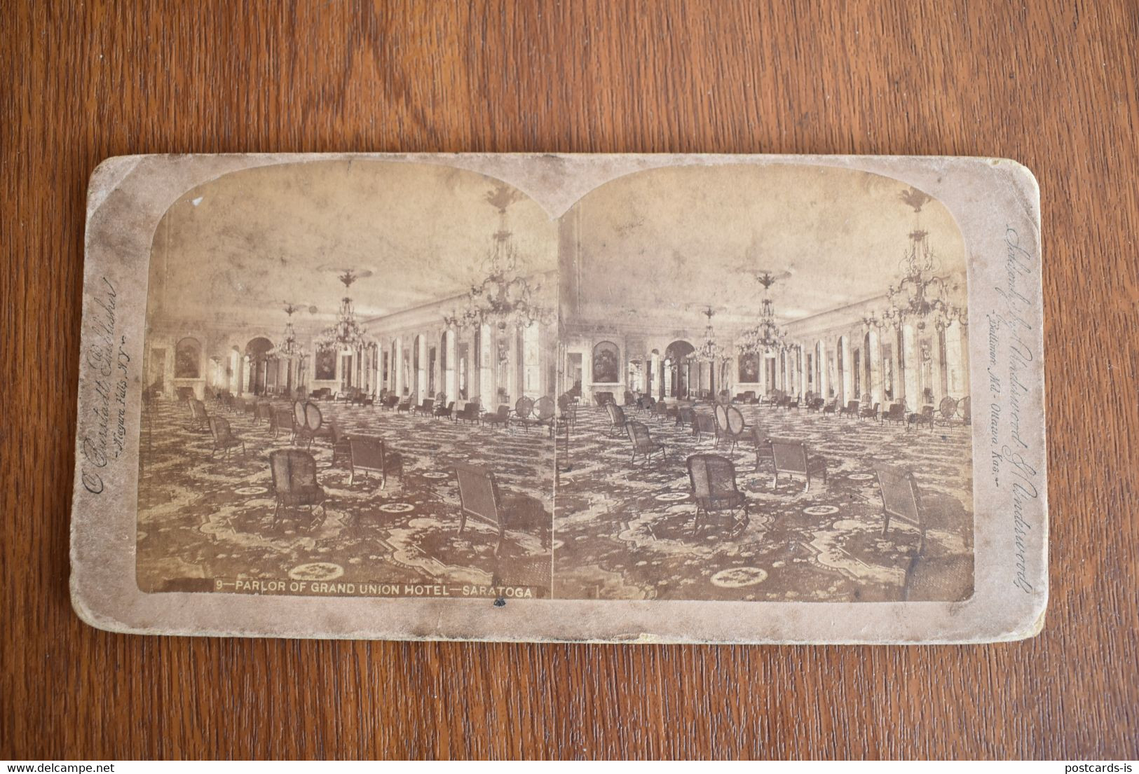 Photo Stereoscopic Stereoscopy - Grand Union Hotel (Saratoga Springs, New York) - Visionneuses Stéréoscopiques