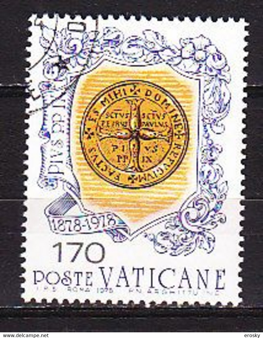 Z1883 - VATICANO SASSONE N°636 - VATICAN Yv N°654 - Oblitérés