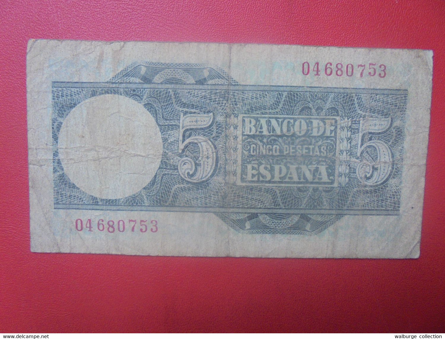 ESPAGNE 5 PESETAS 1948 Circuler (L.5) - 5 Peseten