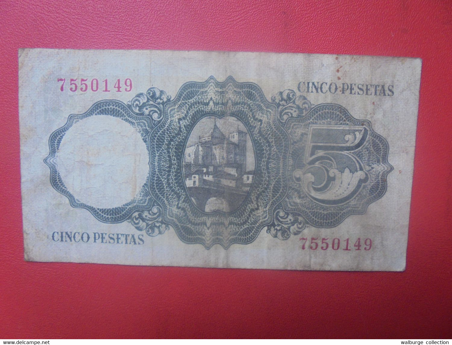 ESPAGNE 5 PESETAS 1951 Circuler (L.5) - 5 Peseten