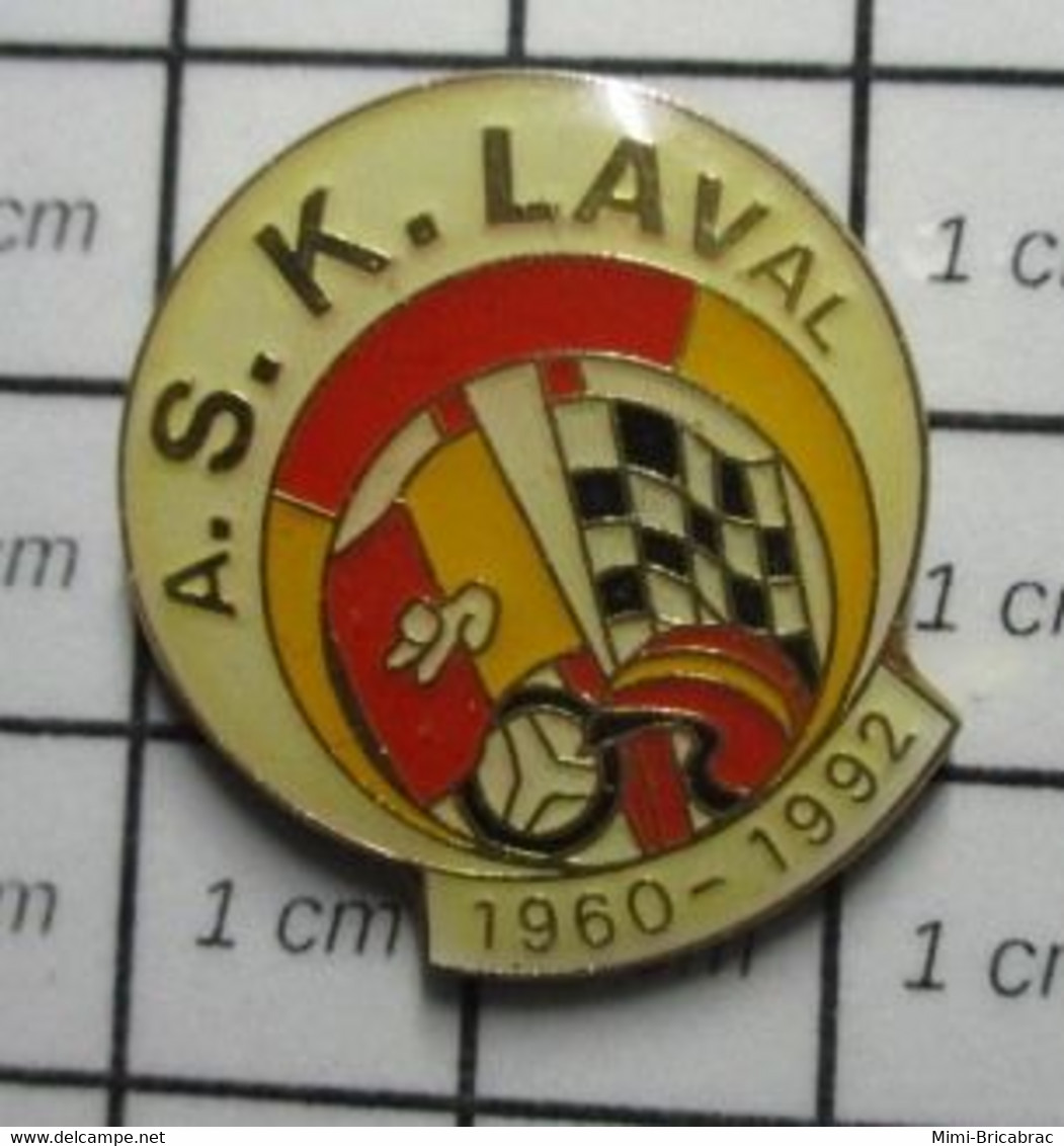 1316c Pin's Pins / Beau Et Rare / THEME : SPORTS / KARTING CLUB ASK LAVAL MAYENNE 1960 1992 - Automobile - F1