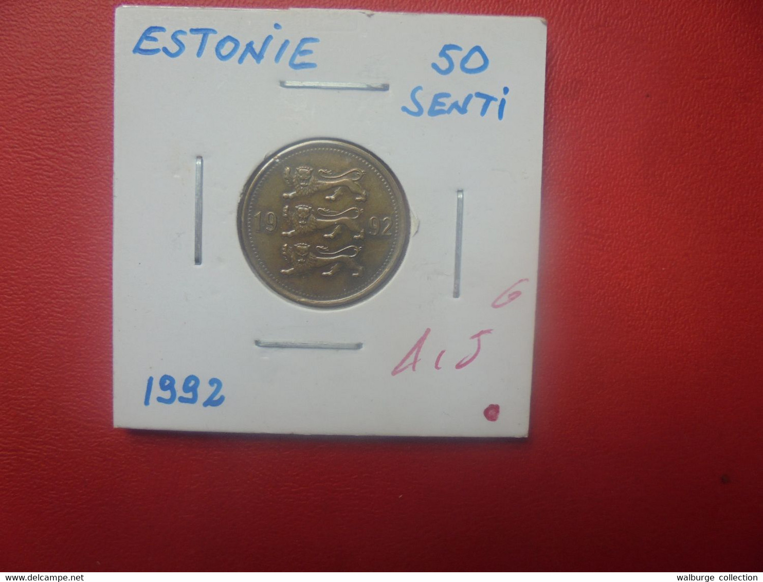 ESTONIE 50 Senti 1992 (A.1) - Estonia