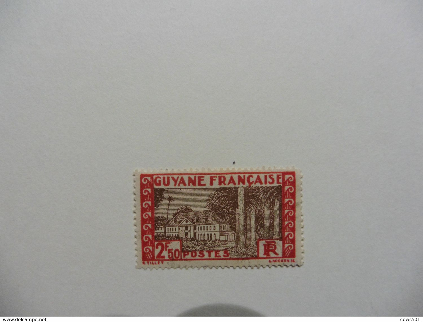 France (ex-colonies & Protectorats) > Guyane Française :Timbre N° 168 Oblitéré - Andere & Zonder Classificatie