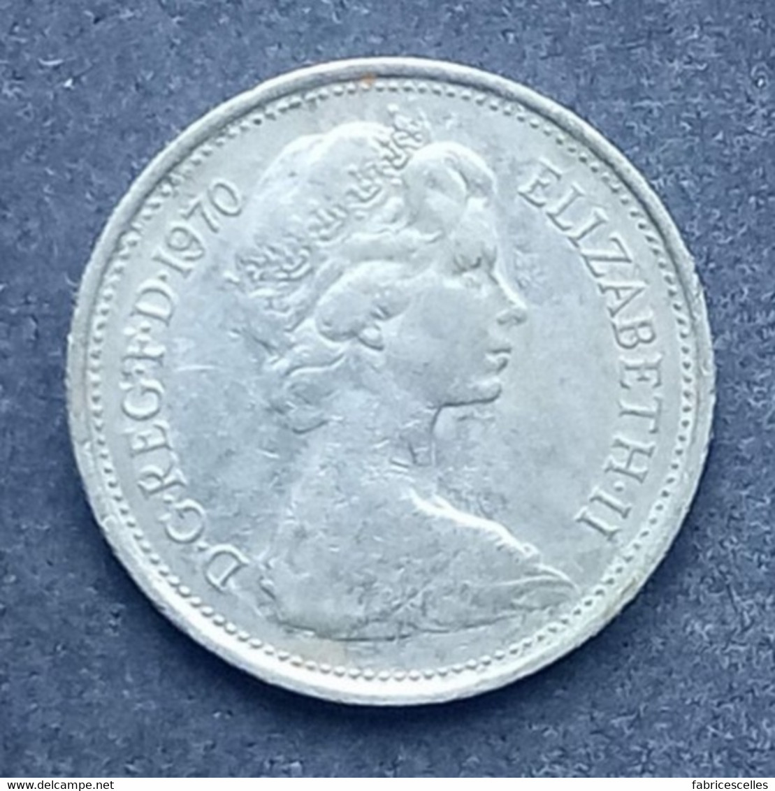 Grande Bretagne - 5 New Pence 1970 Elisabeth II - 5 Pence & 5 New Pence