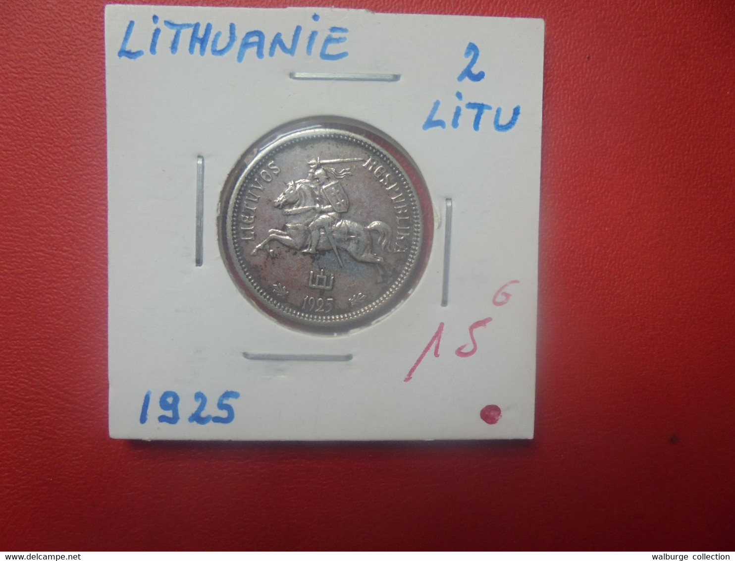 LITUANIE 2 Litu 1925 ARGENT (A.1) - Litauen