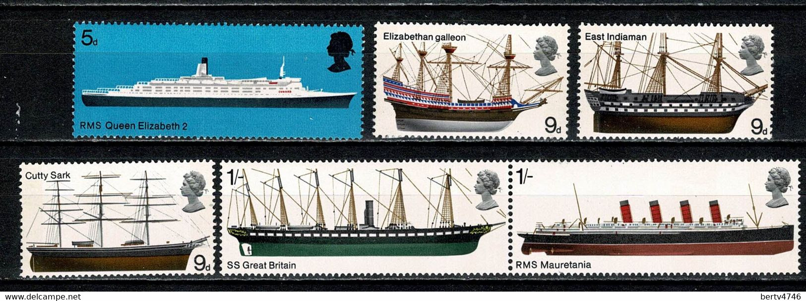 GB 1969 Yv. 549/54**, Mi 498/503** -  MNH - Ongebruikt