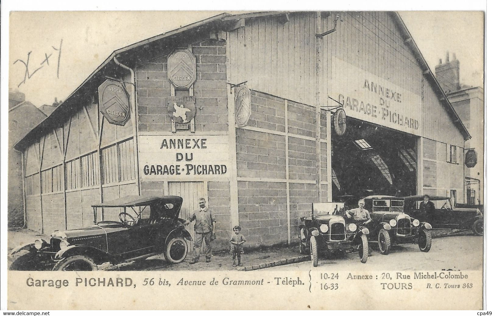 37  GARAGE  PICHARD  56  BIS  AVENUE  DE  GRAMMONT - Tours