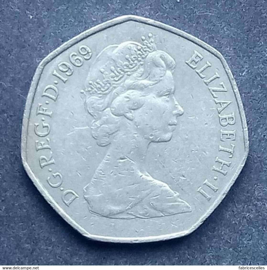 Grande Bretagne - 50 New Pence 1969 Elisabeth II - 50 Pence