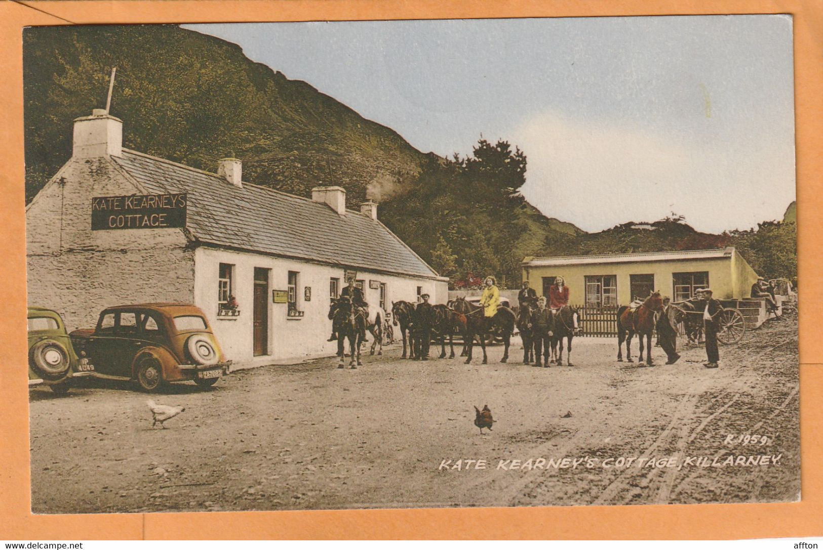 Ireland Old Postcard Mailed Postage Due - Covers & Documents