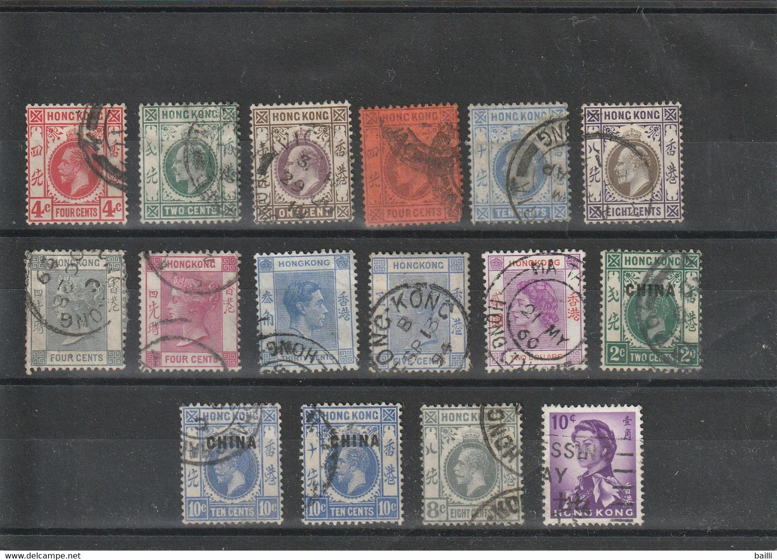 Hong Kong Petit Lot De Timbres - Collections, Lots & Series