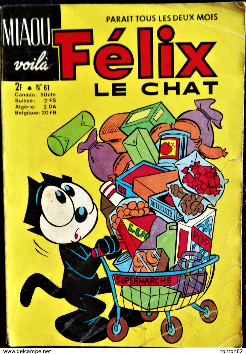 FÉLIX Le Chat Poche - N° 61 - ( 1972 ) . - Félix De Kat