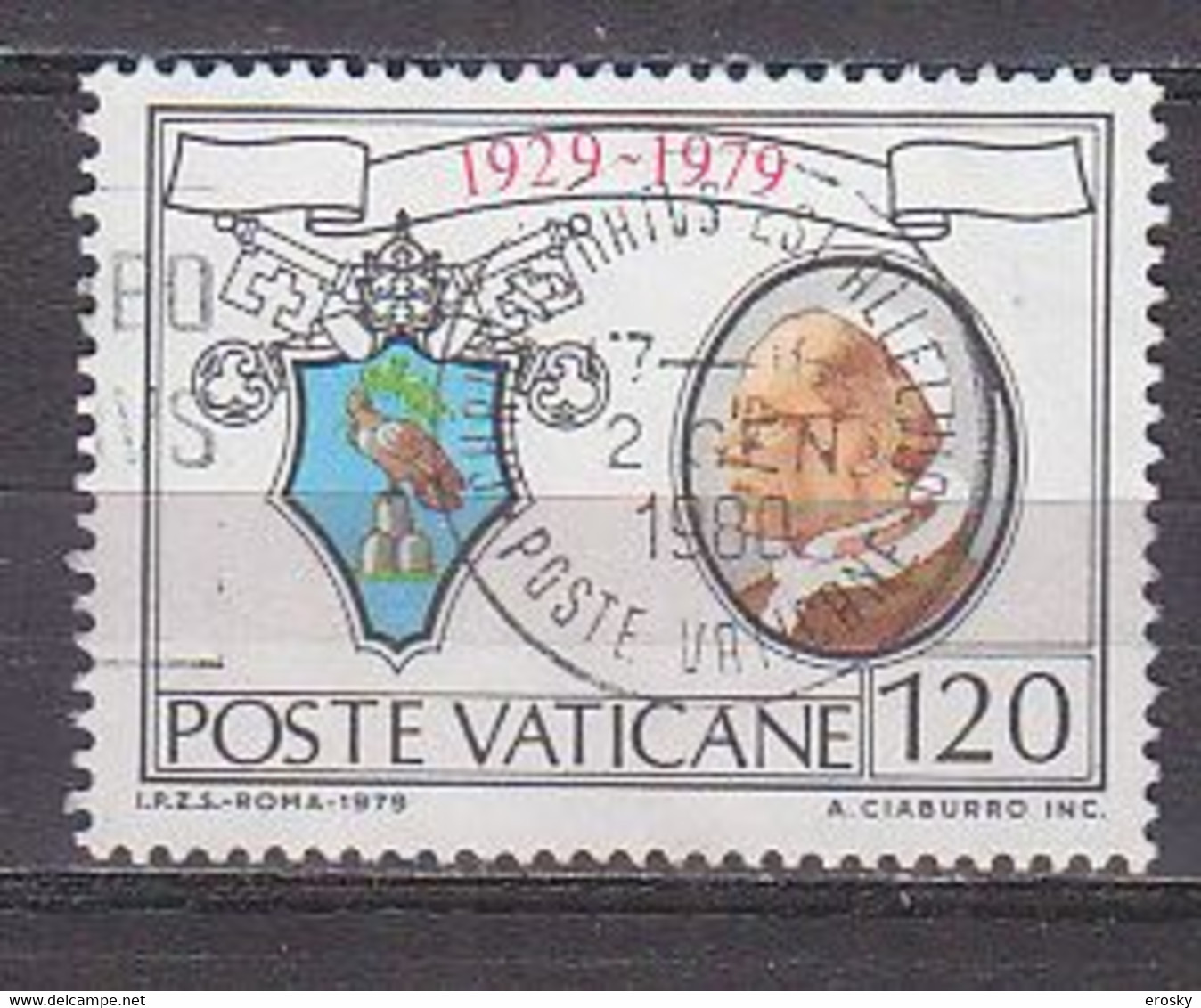 Z1897 - VATICANO SASSONE N°662 - VATICAN Yv N°680 - Used Stamps