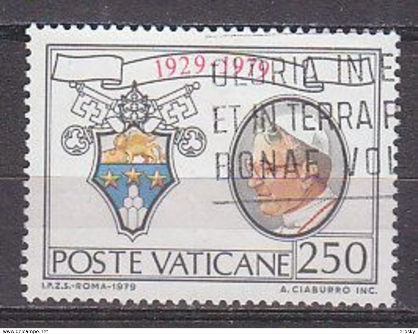 Z1900 - VATICANO SASSONE N°665 - VATICAN Yv N°683 - Used Stamps