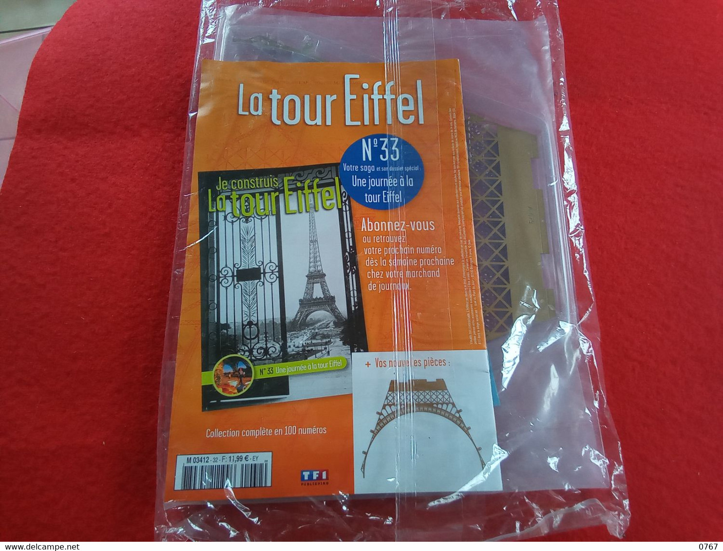 " Je Construis La Tour Eiffel " Numéro 32 /100 Plus Pièces De La Maquette 1,20m Metal Lumineuse (bazarcollect28) - Non Classés