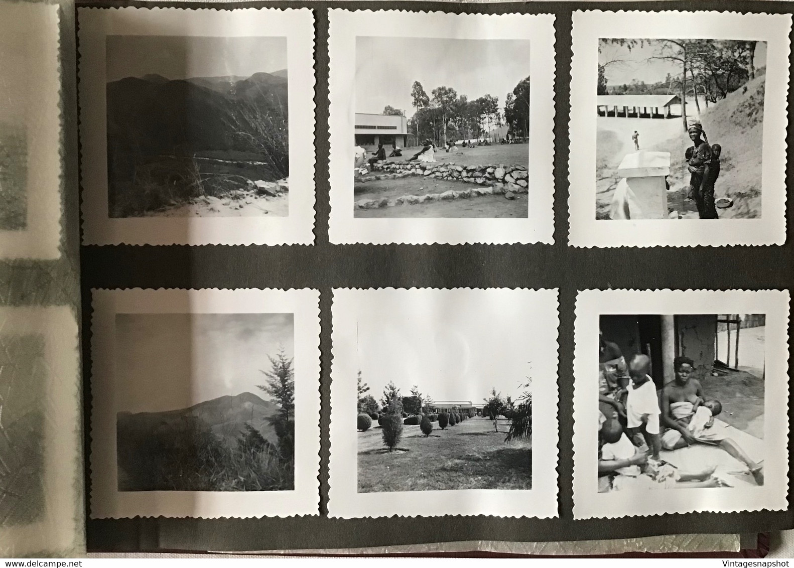 Congo Belge Sud Kivu Kalambo & région Album de 144 Snapshots vers 1940-1950
