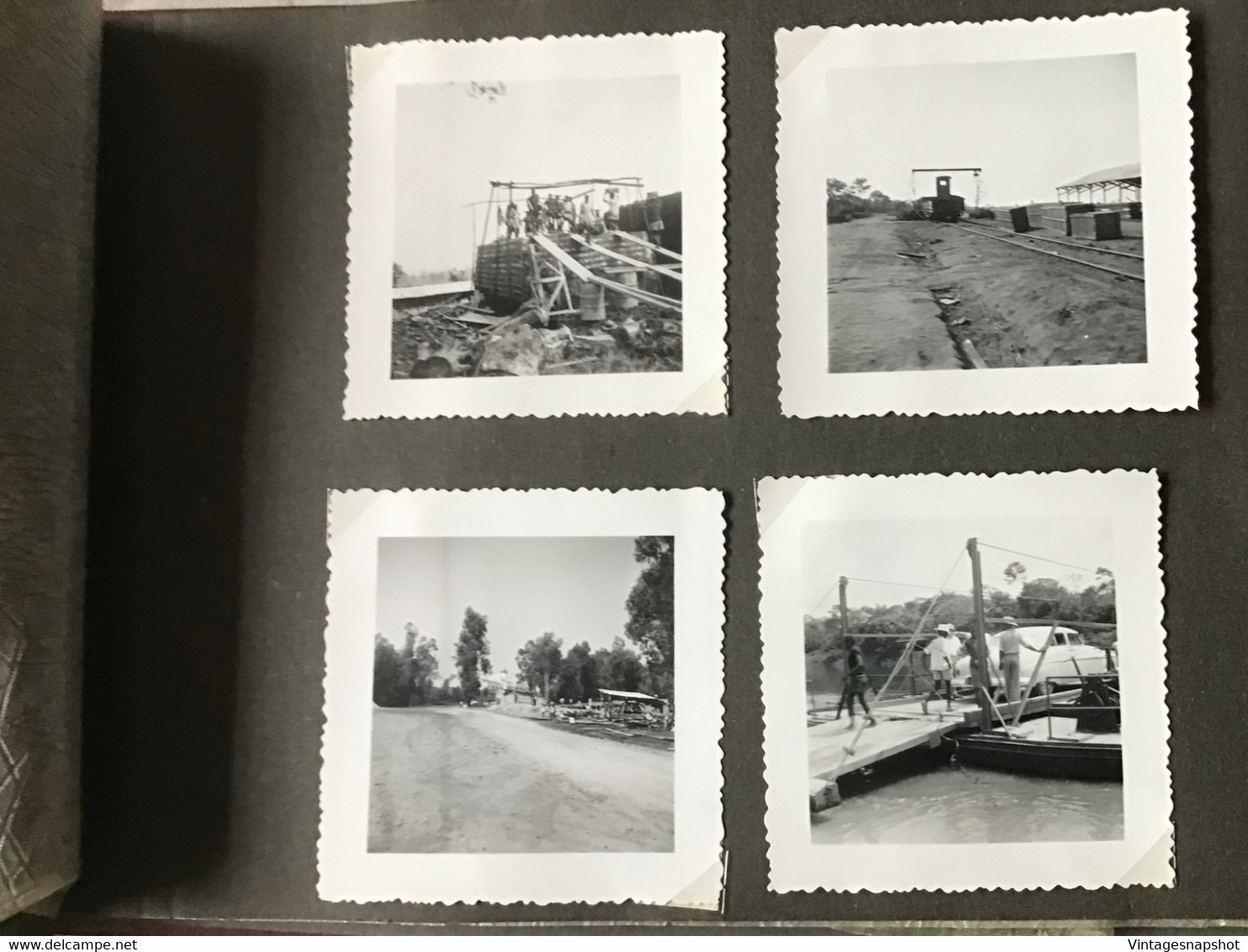 Congo Belge Sud Kivu Kalambo & région Album de 144 Snapshots vers 1940-1950