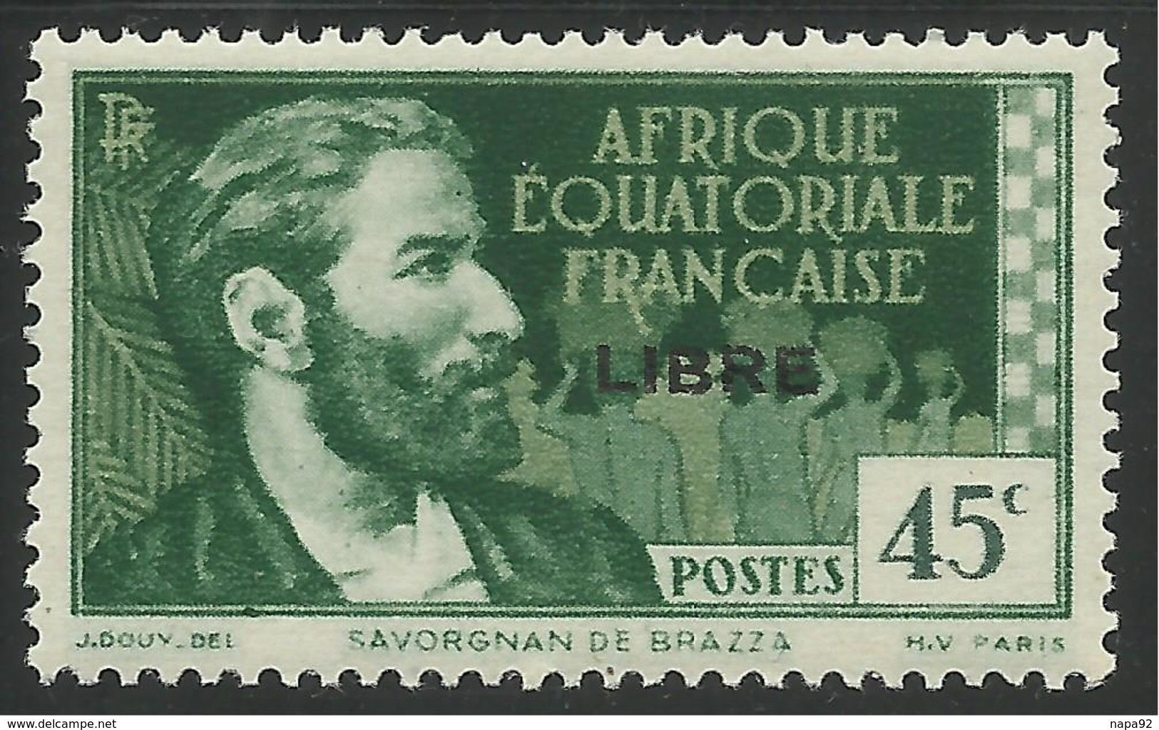 AFRIQUE EQUATORIALE FRANCAISE - AEF - A.E.F. - 1941 - YT 106** - Ungebraucht