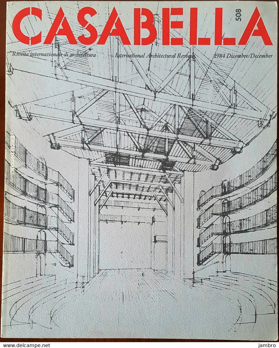 CASABELLA - Dicembre 1984 - N° 508 - Arte, Diseño Y Decoración