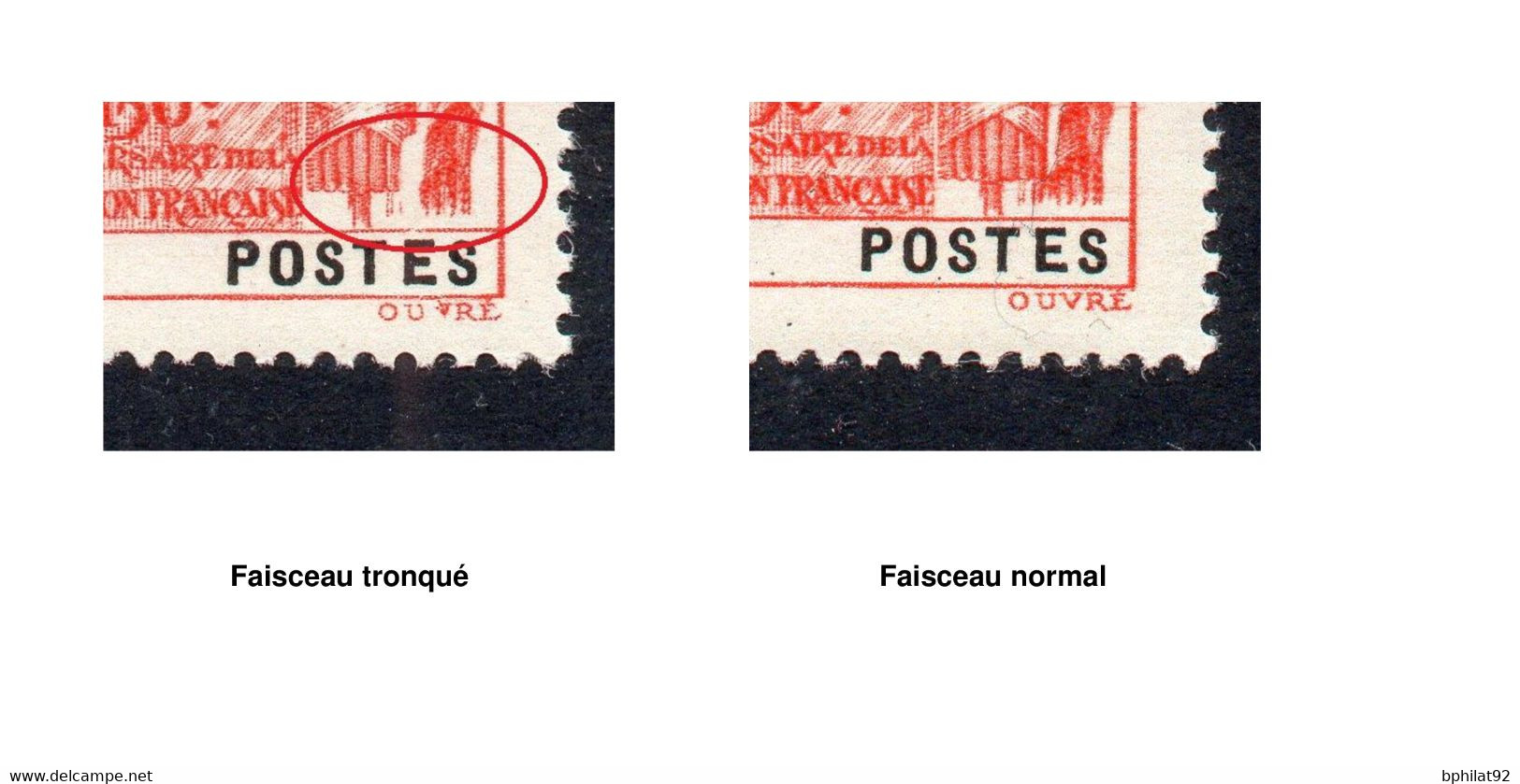 !!! GUINEE, SERIE BASTILLE N°153/156 NEUVE **, N°155 AVEC FAISCEAU TRONQUE - Unused Stamps