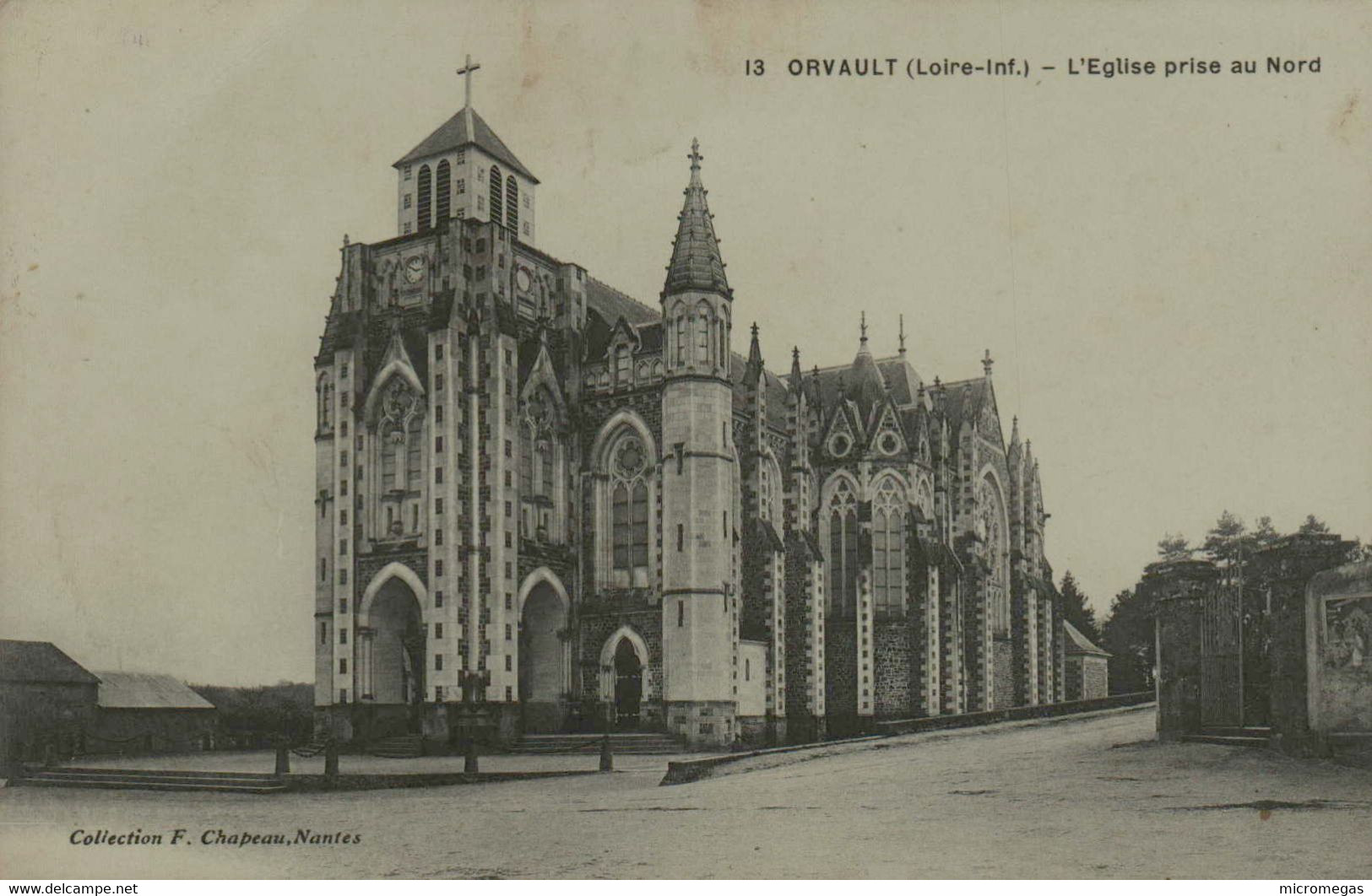 44 - ORVAULT - L'Eglise Prise Au Nord - Orvault