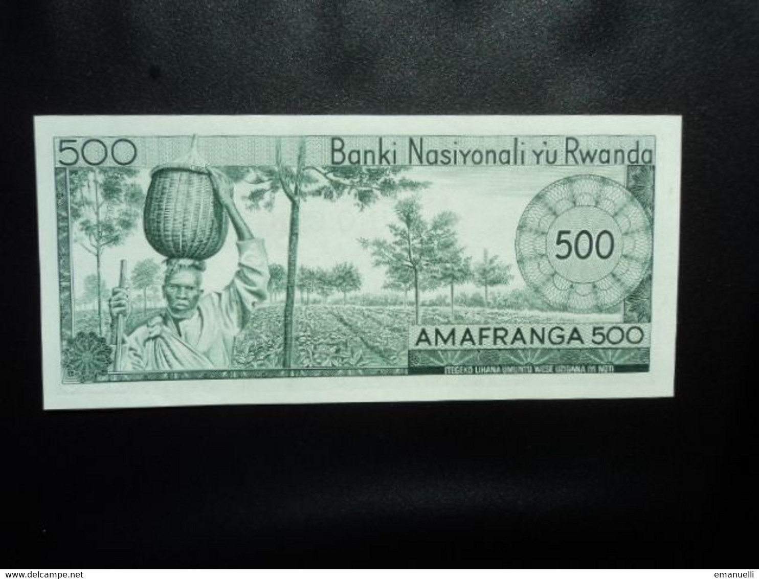 RWANDA * : 500 FRANCS   19-4-1974    P 11a      NEUF ** - Rwanda