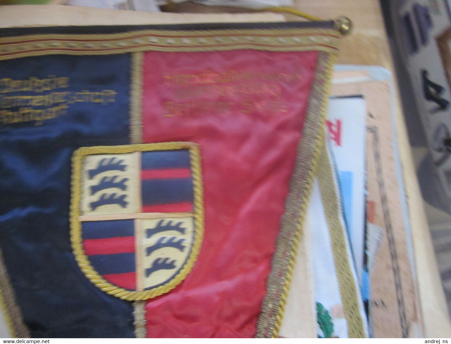 Flags Deutsche Hallenmeisterschaft Stuttgart 1960 5-6 III Handballverband Warttenberg Berliner Big - Palla A Mano