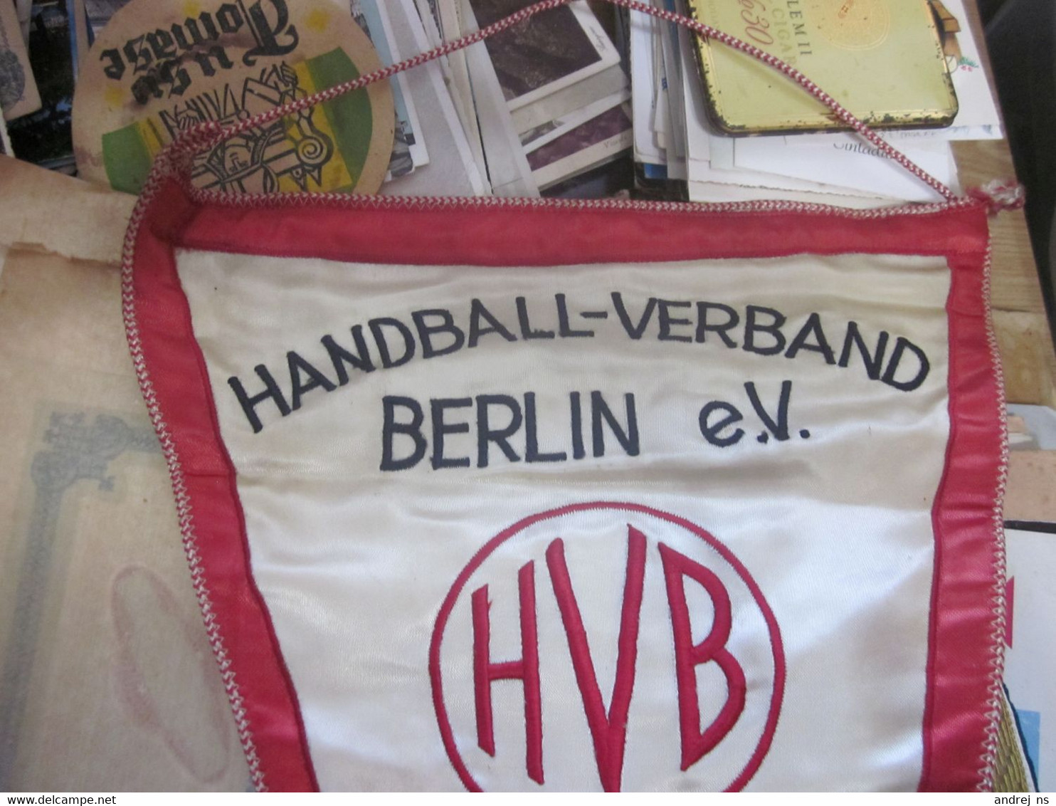 Flags Handball - Verband Berlin E V H V B Berliner Meister Feld 1971 Big - Handbal