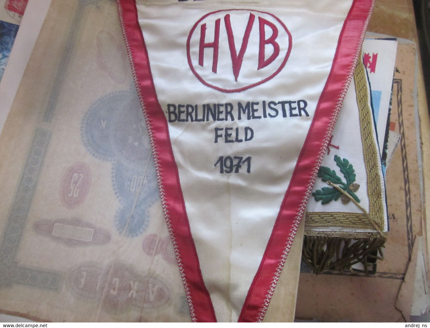 Flags Handball - Verband Berlin E V H V B Berliner Meister Feld 1971 Big - Handbal