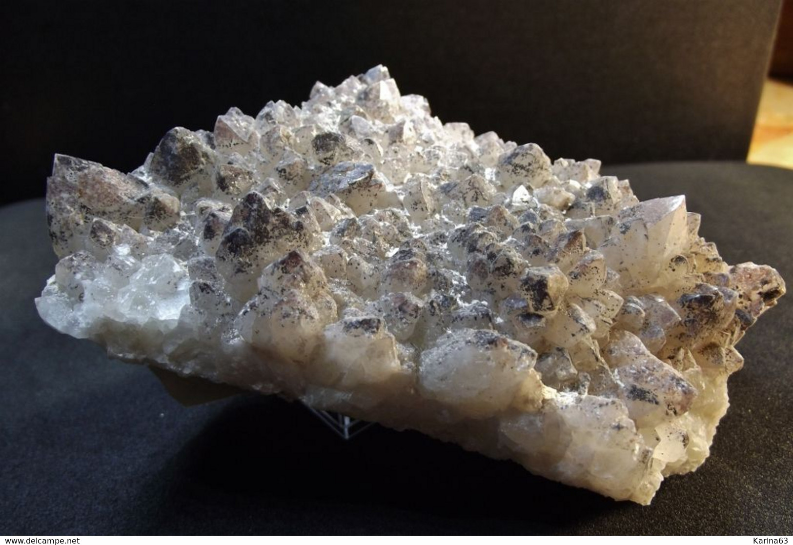 Quartz Crystal With Inclusions ( 11 X 7  X 3 Cm ) Beauvoir Quarry, Échassières -  Vichy - Allier - France - Minéraux