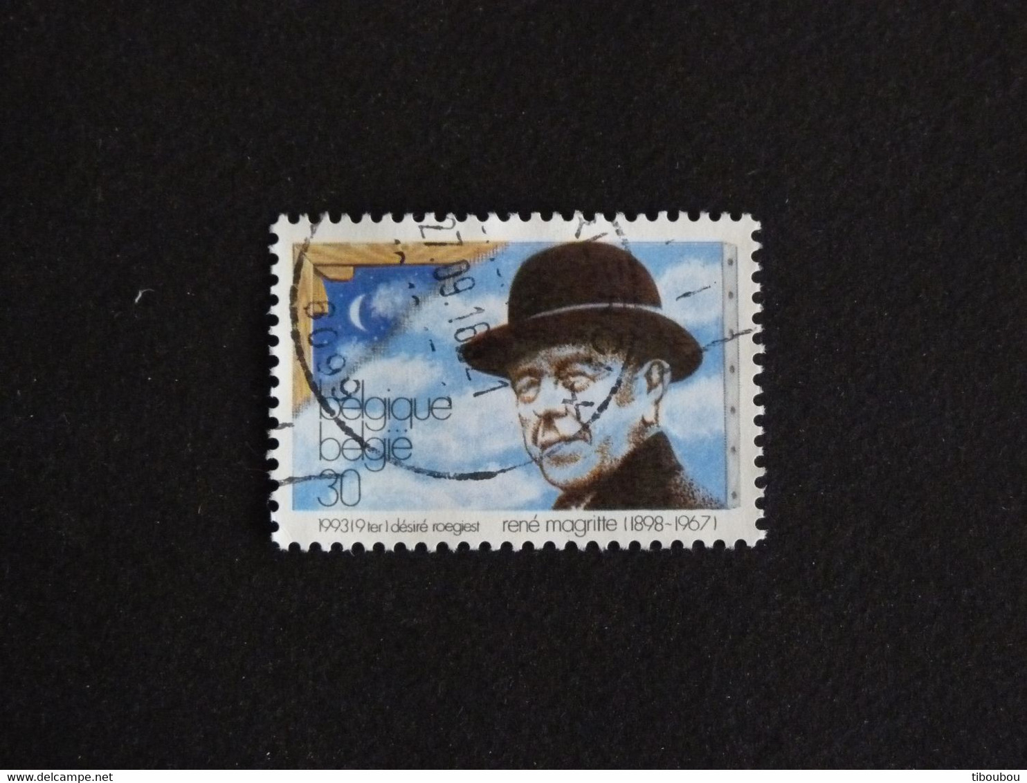 BELGIQUE BELGIE BELGIUM YT 2518 OBLITERE - RENE MAGRITTE PEINTRE - Used Stamps
