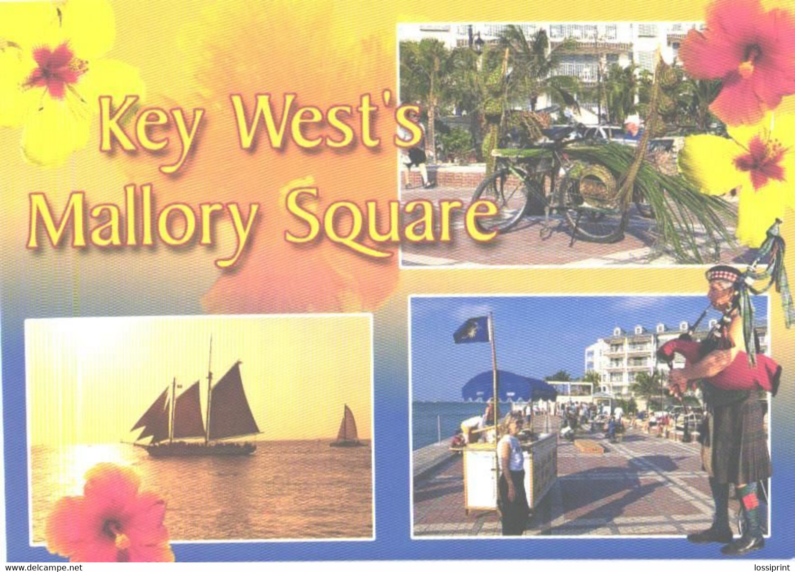 USA:Florida, Key West, Mallory Square - Key West & The Keys